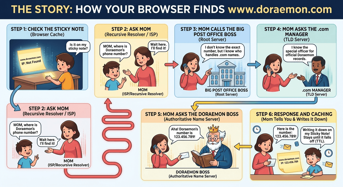 DNS Explained: How Domain Names Become IP Addresses