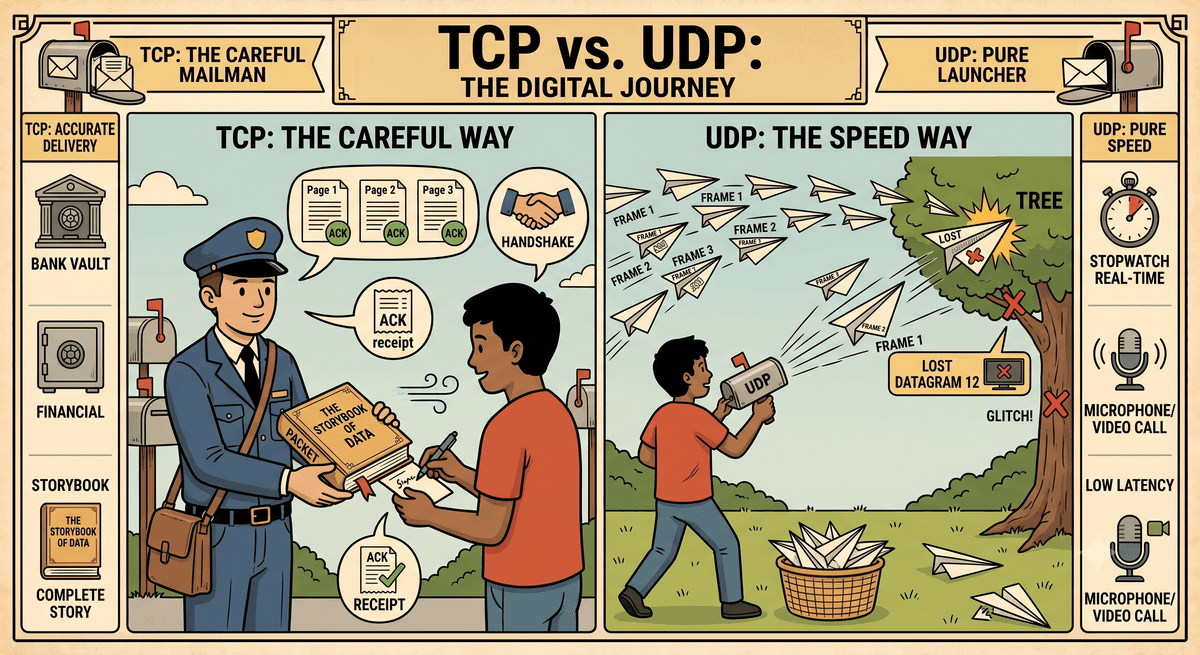 TCP vs UDP: What's the Difference?