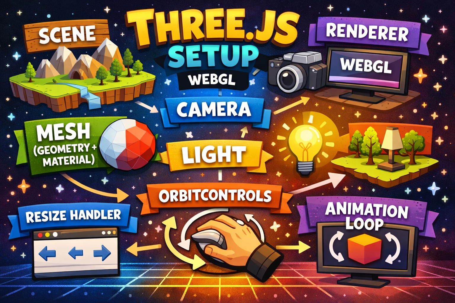 Three.js Basic Setup